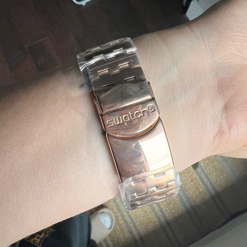Swatch Rose Gold Stainless Steel Watch - Picture 4 of 6